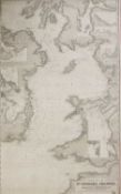 A large blue back Hydrographic Chart of the St George's Channel and Bristol Channels