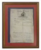 Napoleon Bonaparte: Signed??