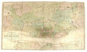LIVERPOOL: LARGE-SCALE MAP: BENNISON, Jonathan: