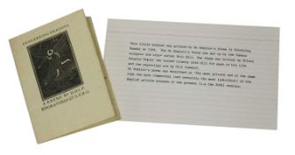 St. Dominic's Press; GILL, Eric (ill): Concerning Dragons.