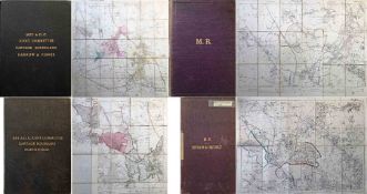 Selection (4) of Metropolitan/GCJC and Midland Railway CARTAGE BOUNDARIES MAPS, the former dated