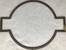 London Underground brass ROUNDEL FRAME measuring 14