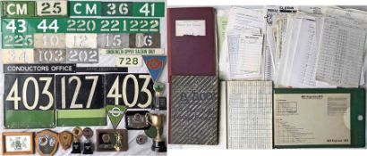 Large quantity of material relating (mainly) to London Transport/London Country Chelsham Bus