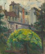 Lou Albert-Lasard. Hinterhof in Paris.