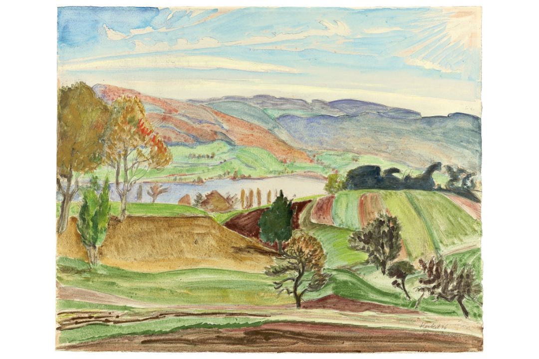 Erich Heckel. „Ufer des Untersee“ (Bodensee). 1936