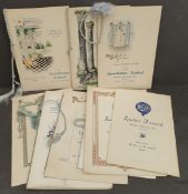 Vintage Parcel of 8 Collectable Masonic Festival Ephemera Lodge of Prudence and Waveney Lodge