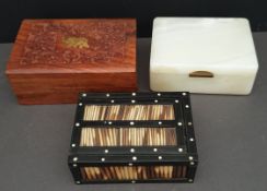 3 Vintage Boxes Includes 1 Onyx Type Box