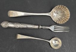 Antique Sterling Silver George IV Spoon Glasgow 2 x George III Items