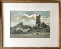 JOSEPH CROCKER BEARE RCA (ENGLISH 1887-1972) ‘North Bovey’ watercolour