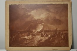 Heliogravure Of William Turner Painting 'Calais Pier'