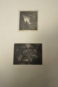 Pair Of 19Th Century Etchings