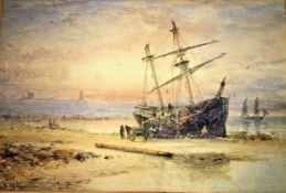 THOMAS BUSH HARDY SIGNED ORIGINAL WATERCOLOUR - VERY FINE EXAMPLE