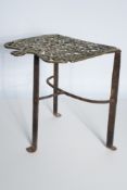 Georgian Brass hearth Footman trivet