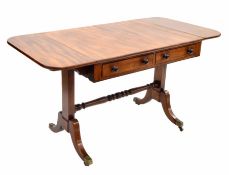 Early C19th mahogany sofa table