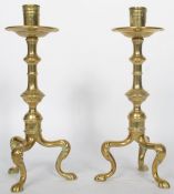 Good pair of Georgian candlesticks