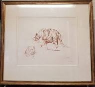 Henry Moore (1898 - 1986) - Tiger - Deluxe Edition from Animals in the Zoo