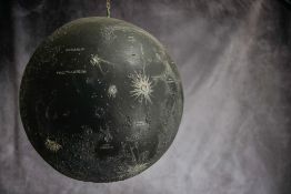 1960's Hand made Moon replica prototype and space/lunar charters