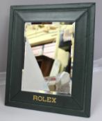Genuine Rolex Leather Dispaly Table Mirror