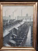Steven Scholes b 1952 - A Wet Day in Salford