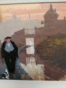 Austin Moseley b. 1930 - Evening Stroll - Giclee on Board Limited Edition