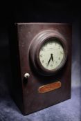 Retro Metal Industrial Cabinet Converted Into A Clock