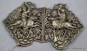 Fine Indian Silver Nurses Buckle