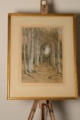 Lithograph print of James T Watts “Nature's Cathedral