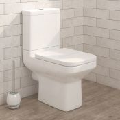 (TT176) Perth Close Coupled Toilet. Manufactured from high quality white vitreous china & fini...