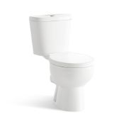 Quartz Close Coupled Toilet. We love this because it is simply great value! Made from White Vi...