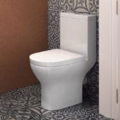 (TT147) Bali Close Coupled Toilet & Cistern. Made from White Vitreous China and finished with a...
