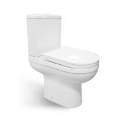 (TT146) Sabrosa II Close Coupled Toilet & Cistern. Made from White Vitreous China and finished ...