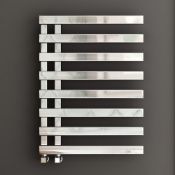 (TT54) 800x600mm Chrome Designer Towel Radiator - Flat Panel. RRP £244.99. Enjoy the convenien...