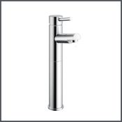(TT211) Counter Top Sink Mixer Tap. The tap is crafted from anti-corrosive chrome plated solid ...