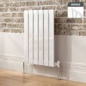 (Z156) 600x456mm White Panel Horizontal Radiator. RRP £153.00. Made with high quality low carb...