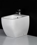 (JF126) RAK Metropolitan 1 Tap Hole Back To Wall Bidet 525mm. Make efficient use of the availab...