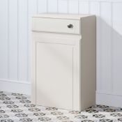 (NV62) 500mm Cambridge Clotted Cream Back To Wall Toilet Unit. RRP £219.99. Our discreet unit ...