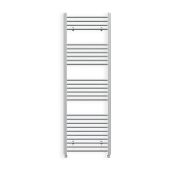 (TT83) 1100x500mm Chrome Straight Heated Towel Radiator. RRP £339.99. Steel provides enviable...