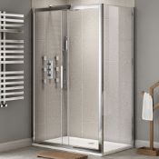 (AA112) 1200x800mm 8mm - Premium EasyClean sliding door shower enclosure. RRP £559.99. 8mm E...