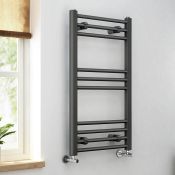 (DD50) 800x450mm Anthracite Ladder Towel Radiator. RRP £219.99. Anthracite finish, you can go ...