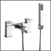 (AA151) Canim Bath Mixer Taps with Handheld Shower Head. Anti-corrosive chrome plated solid br...