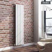 1600x360mm Gloss White Double Flat Panel Vertical Radiator. RRP £382.99. We love this because ...