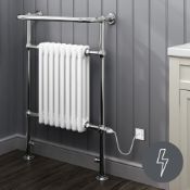 (AA51) 952x659mm Large Electric Traditional Wall Mounted Rail Radiator- Cambridge. RRP £459.9...
