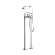 (AA7) Freestanding Traditional Cambridge Stand Pipe Bath Shower Taps. Freestanding feature cre...