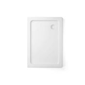 (Z230) 1000x700mm Rectangular Ultra Slim Stone Shower Tray. RRP £298.99. Low profile ultra sli...