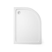 (TT103) 1200x900mm Offset Quadrant Ultra Slim Stone Shower Tray - Right. RRP £355.99. Low prof...