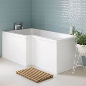 (CP118) 1500mm Left Hand L-Shaped Bath. RRP £432.99. Constructed from high quality acrylic Le...