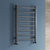 (AA93) 800x500mm Black Nickel Rail Ladder Towel Radiator. RRP £369.99. Our expertly engineer...