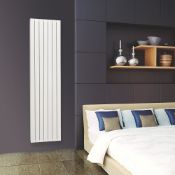(NV20) 1800x640mm Designer Blaze Aluminium Radiator White. RRP £334.99. Elegant, hand-crafted ...