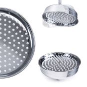 (CC62) Stainless Steel 205mm Traditional Round Shower Head Finished in high quality polished c...