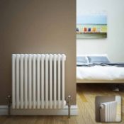 (CC93) 500x628mm White Triple Panel Horizontal Colosseum Traditional Radiator. RRP £315.99. ...